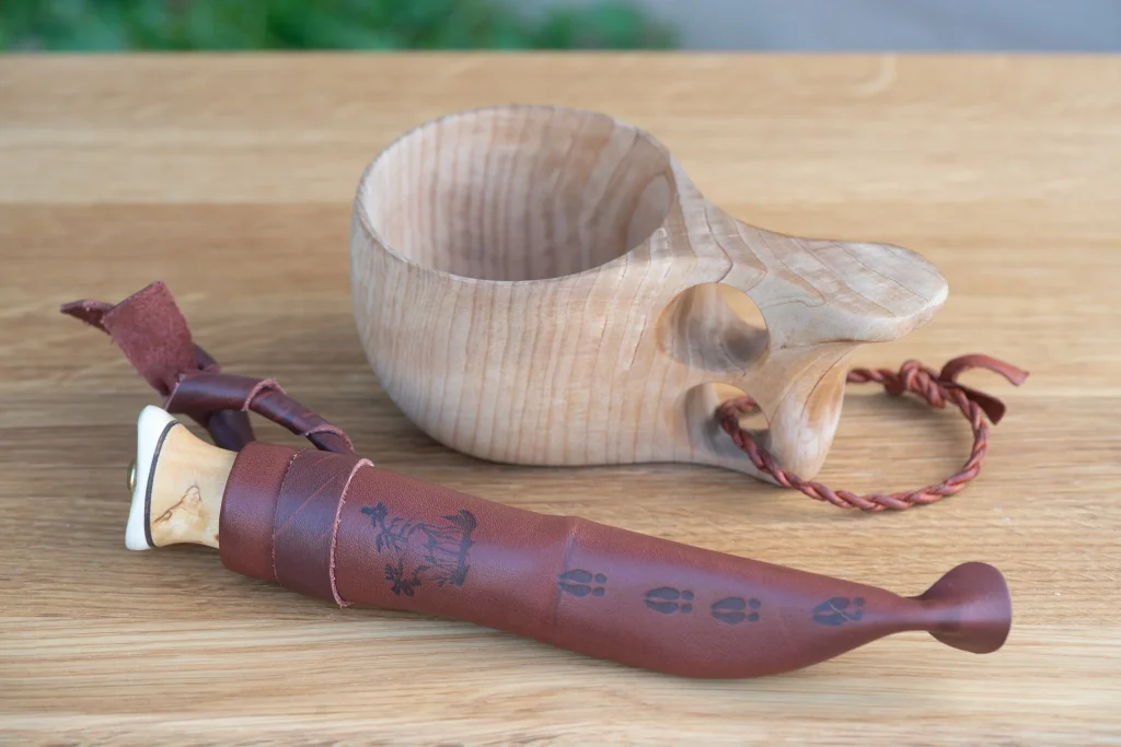 Turkniv og trekopp fra Snekkerbua