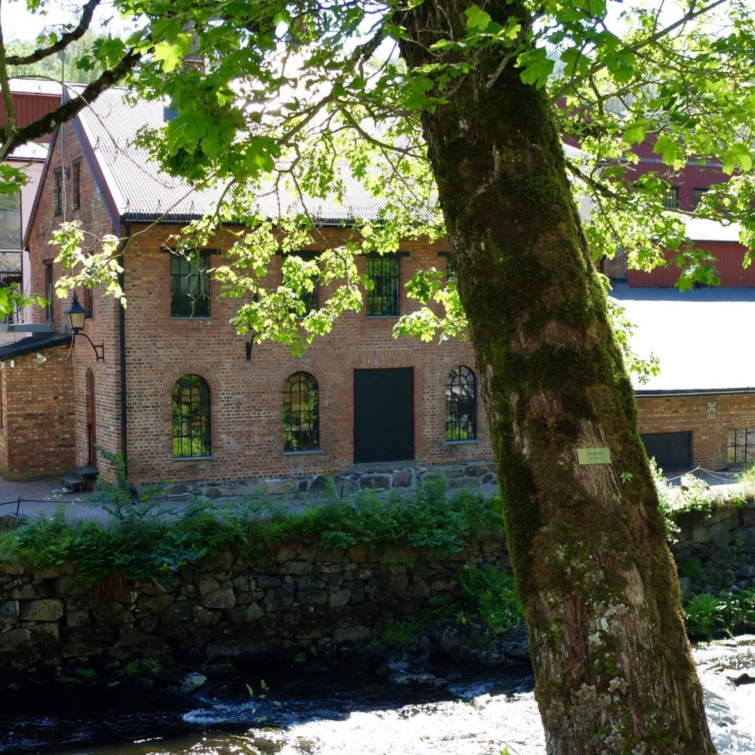 Historic surroundings at Bærums Verk
