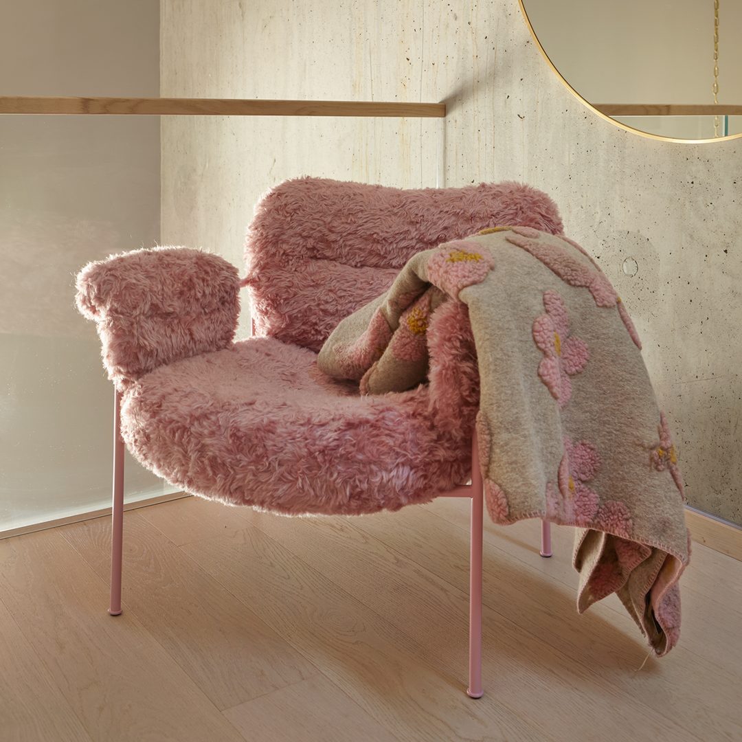 Et Hjem rosa stol